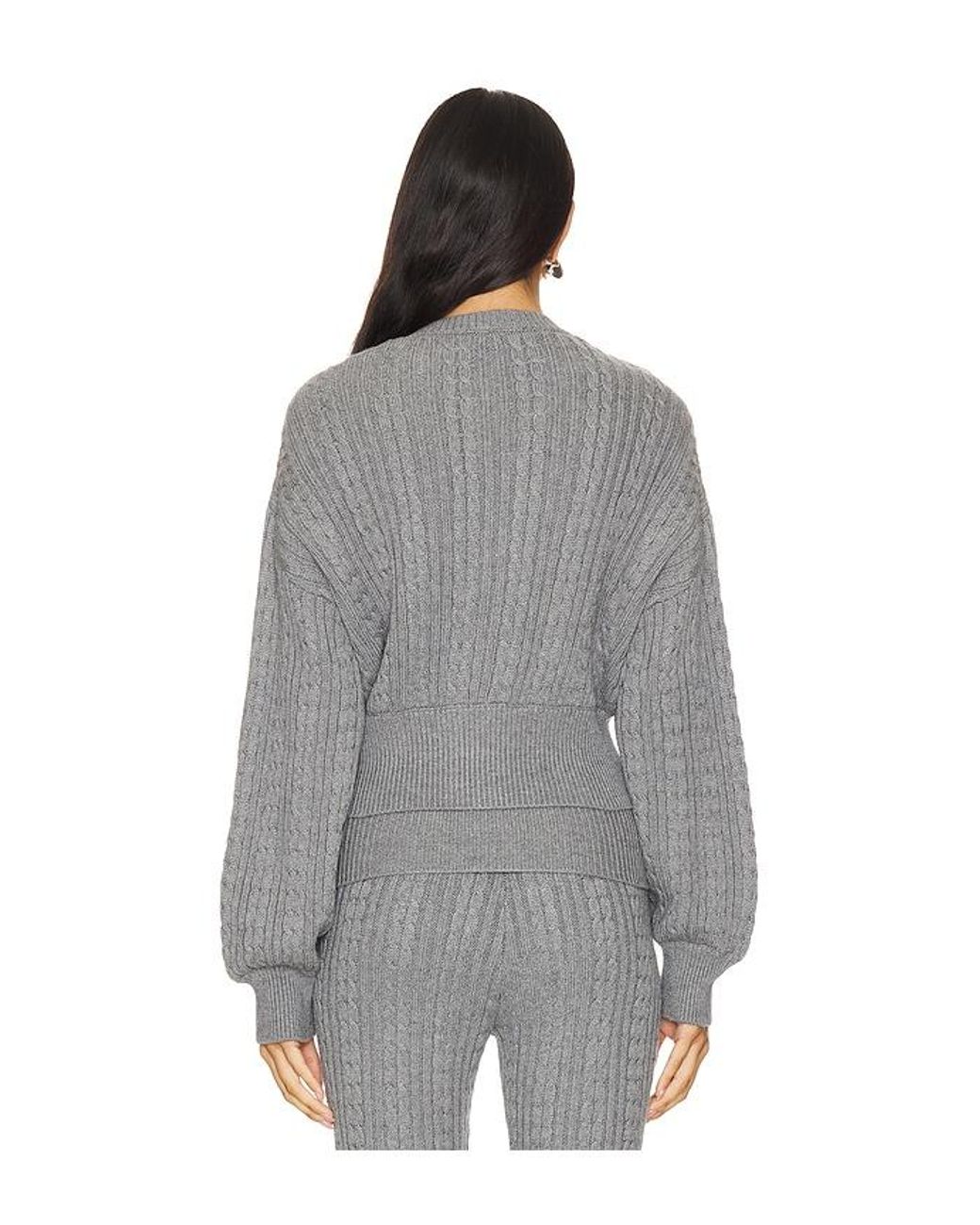 Lovers + Friends Gray X Emily Gemma Bessie Cardigan