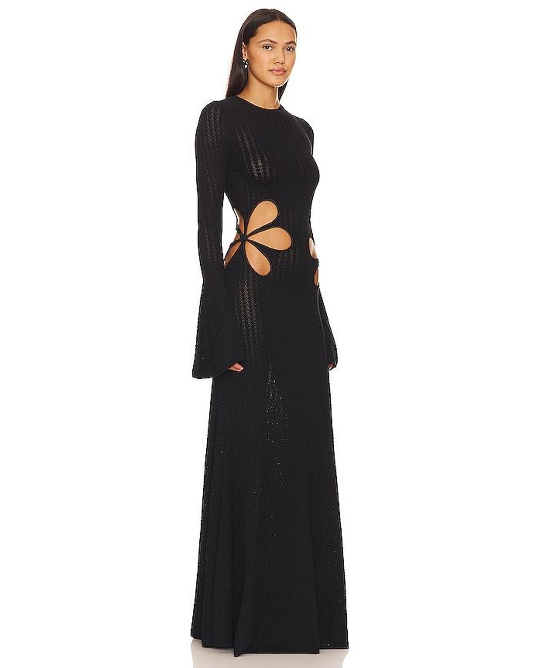 SAU LEE Black Destiny Dress