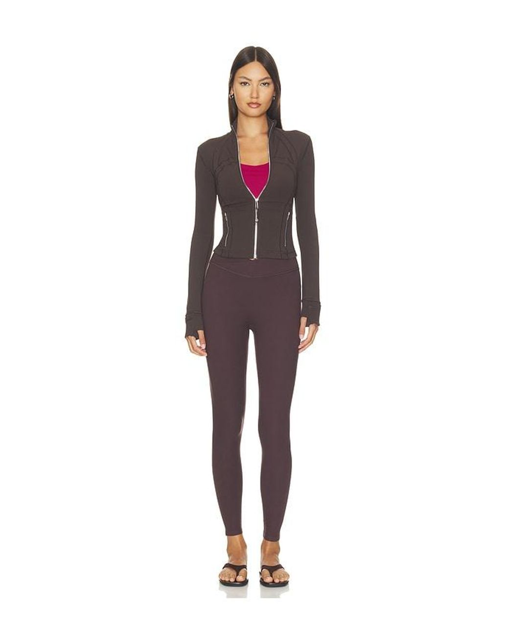 lululemon athletica Purple Define Cropped Jacket Nulu