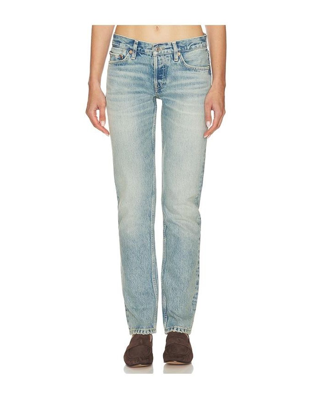 Re/done Blue The Slim Cig Jeans
