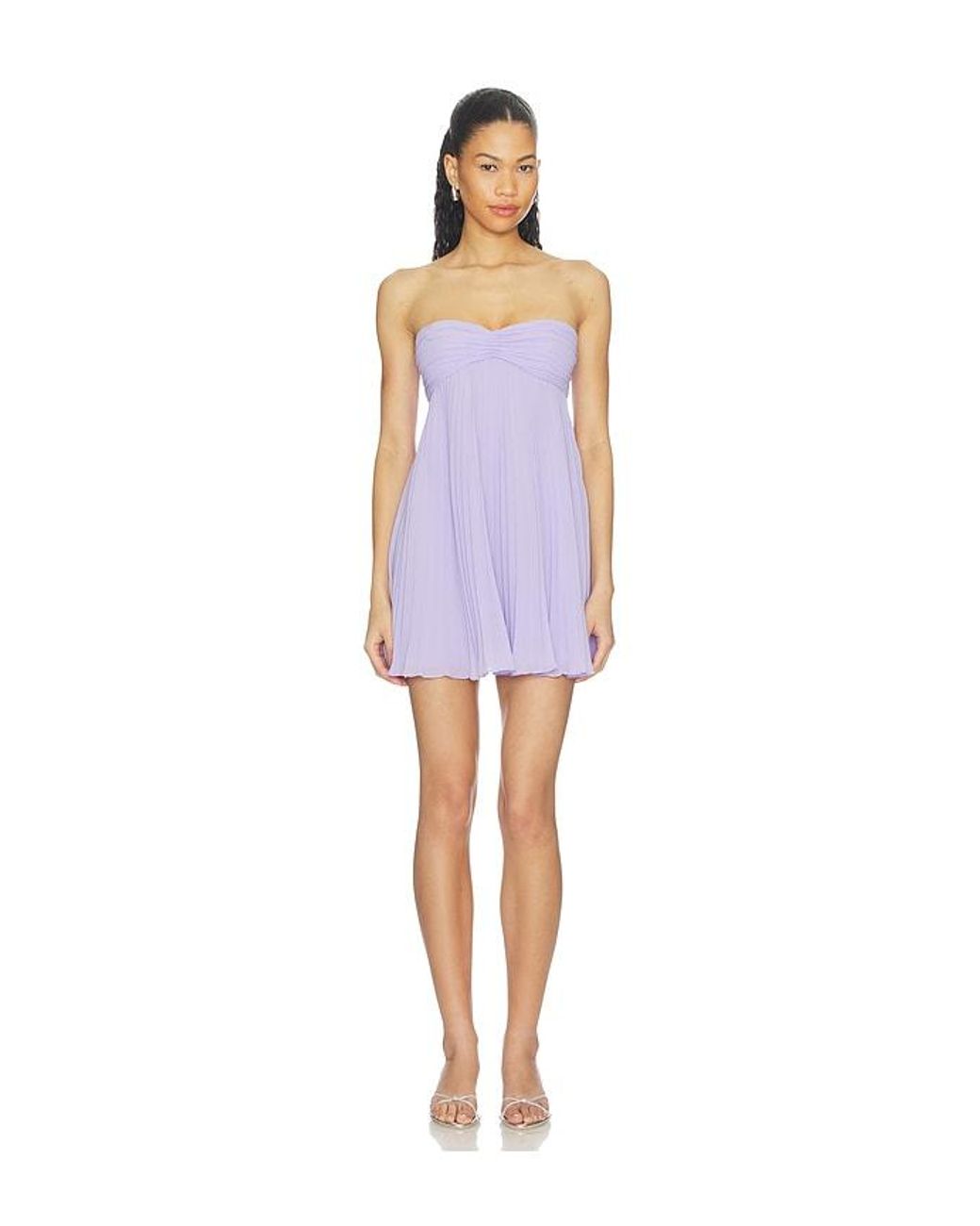 SER.O.YA Blue Lily Mini Dress