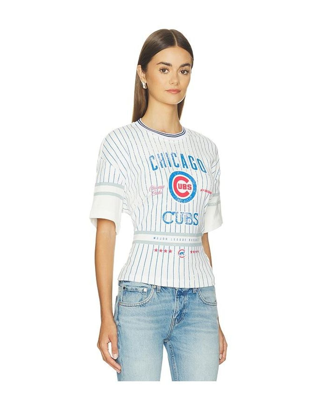 OFF SEASON White Femme Lace-Back Graphic Tee