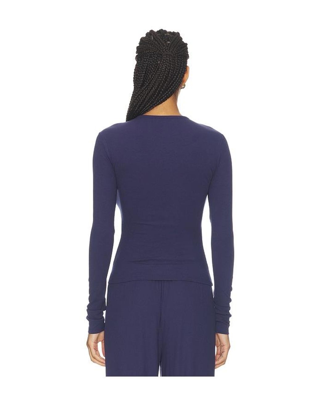 ALL THE WAYS Blue Airlea Long Sleeve Top