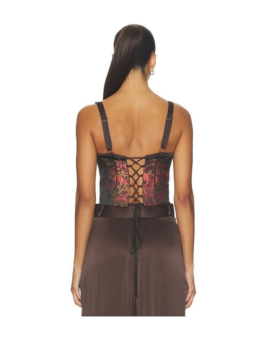 V. Chapman Brown Rumi Top