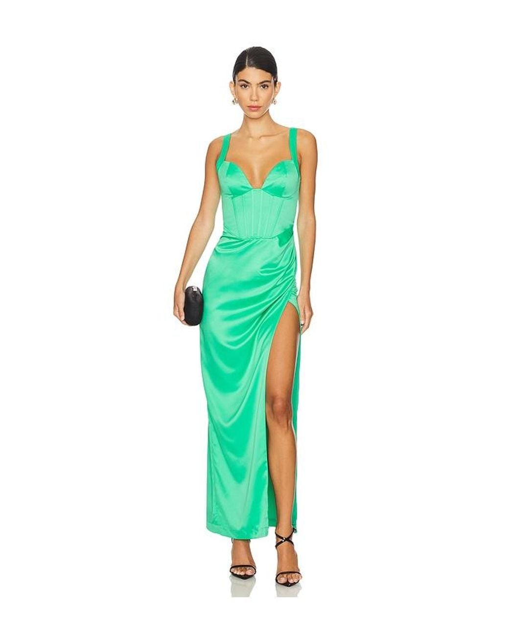 Nbd Green Elodie Maxi Dress