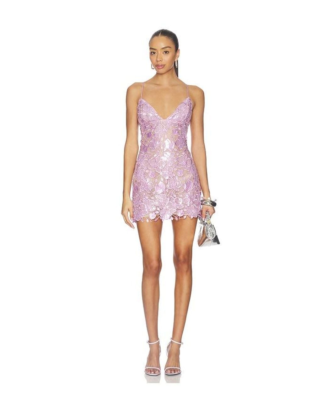 retroféte Red Kamala Sequin Dress