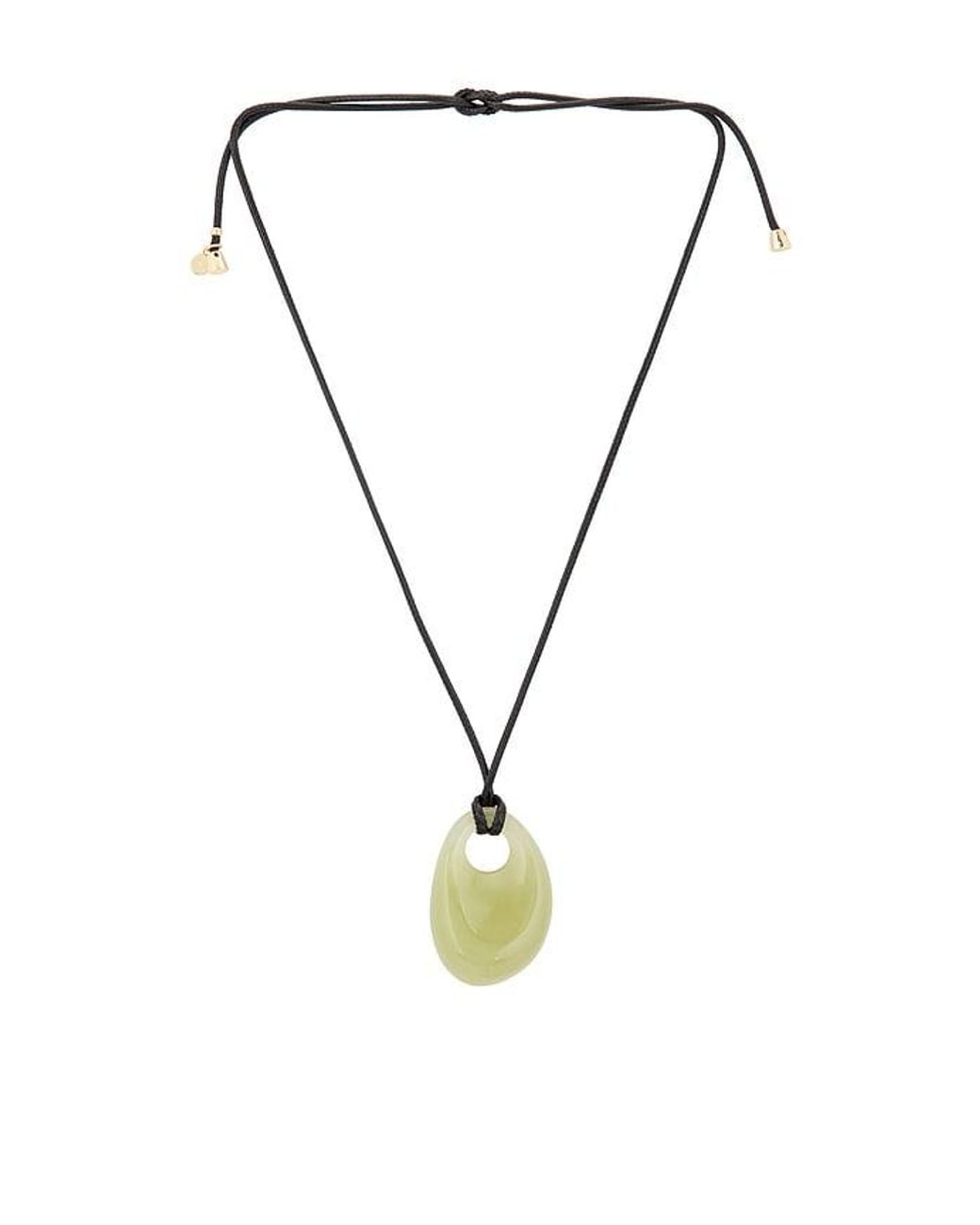 Ettika Multicolor Resin Drop Cord Necklace
