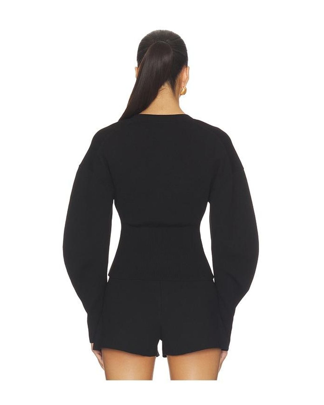 Cult Gaia Black Monroe Sweater