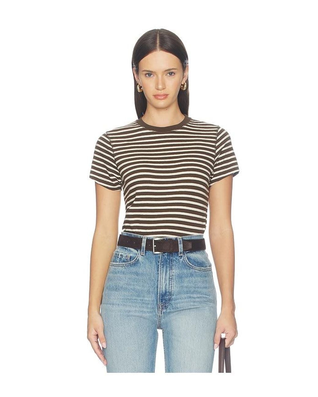 La Ligne Blue Stripe Molly Tee