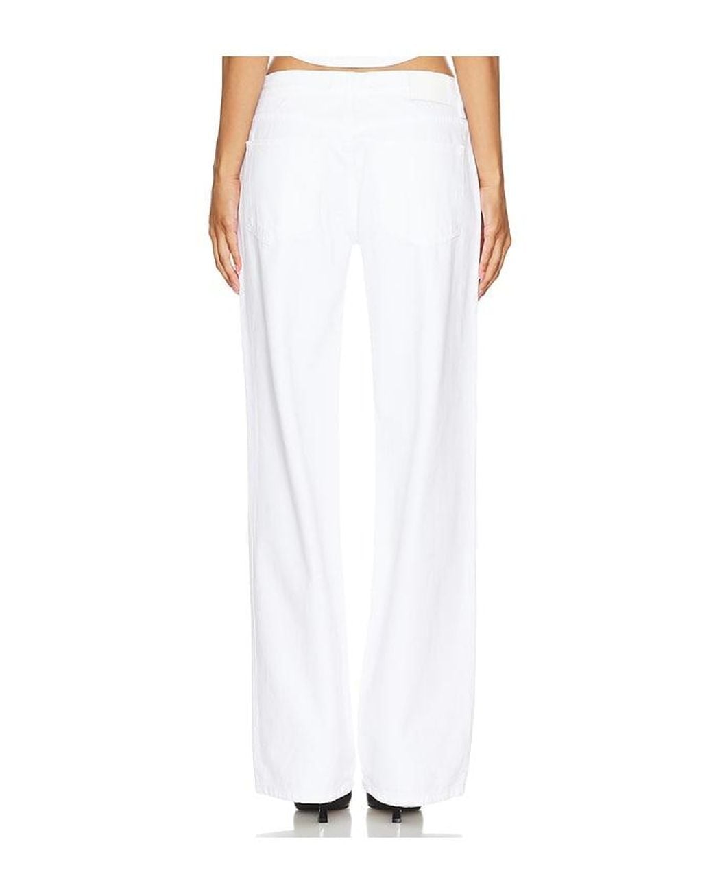 EB DENIM White Low Rise Baggy