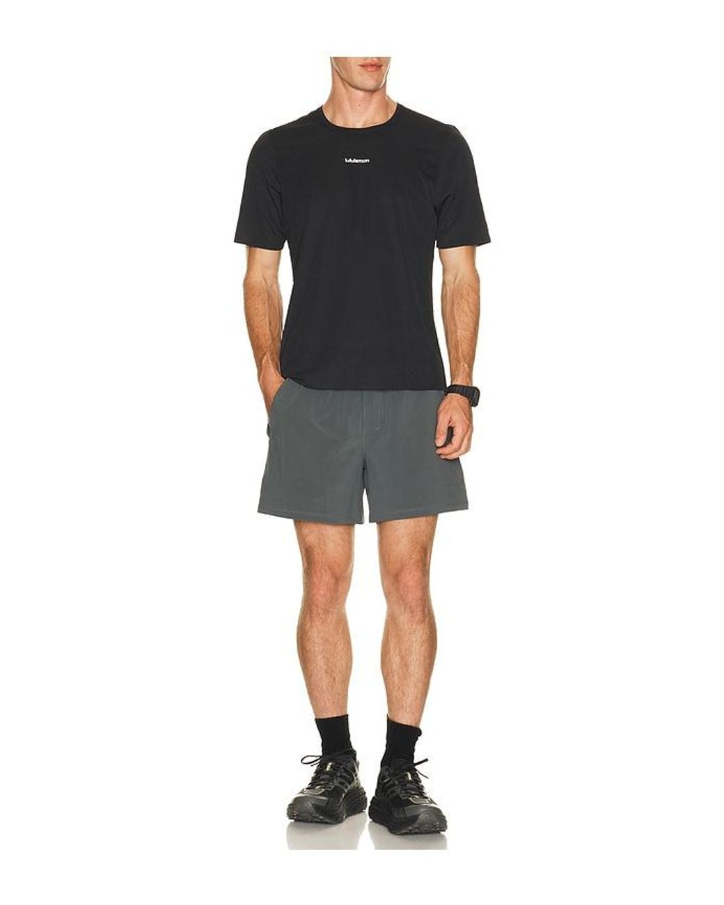 lululemon athletica Blue Pace Breaker Short 5 for men