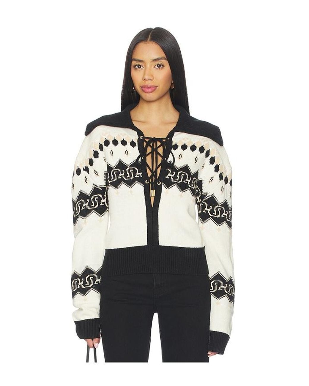 Urban Outfitters Black X Revolve Nordic Cowboy Sweater