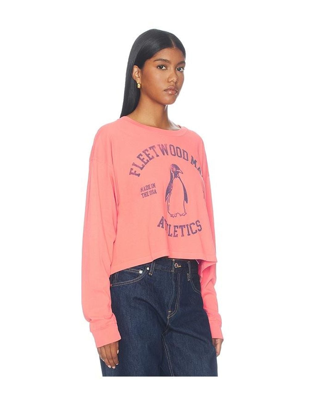 Daydreamer Red Fleetwood Mac Sporty Meet & Greet Long Sleeve Top