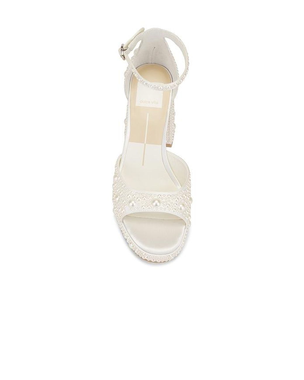 Dolce Vita White Pandro Pearl Heel