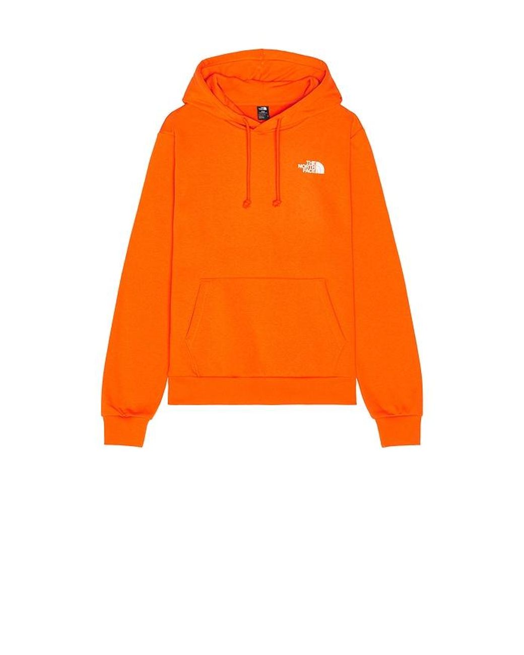 The North Face Orange Evolution Box Nse Regular Hoodie for men