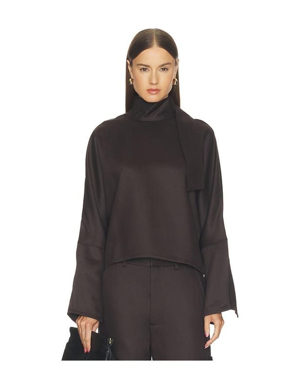 Agolde Black Kembra Top