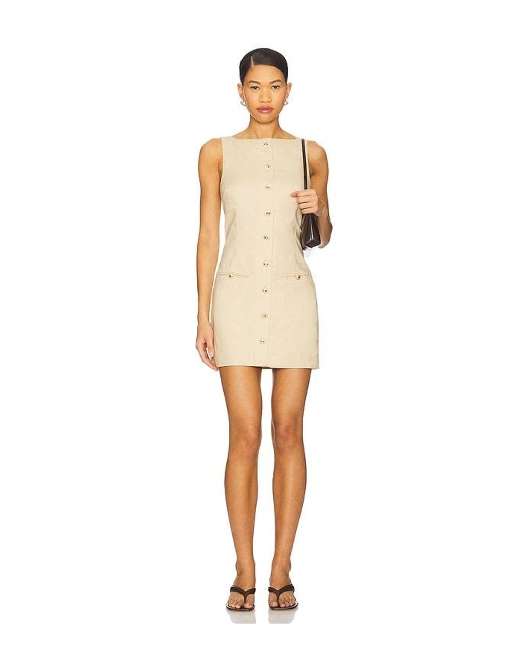 Lovers + Friends Natural Meredith Mini Dress
