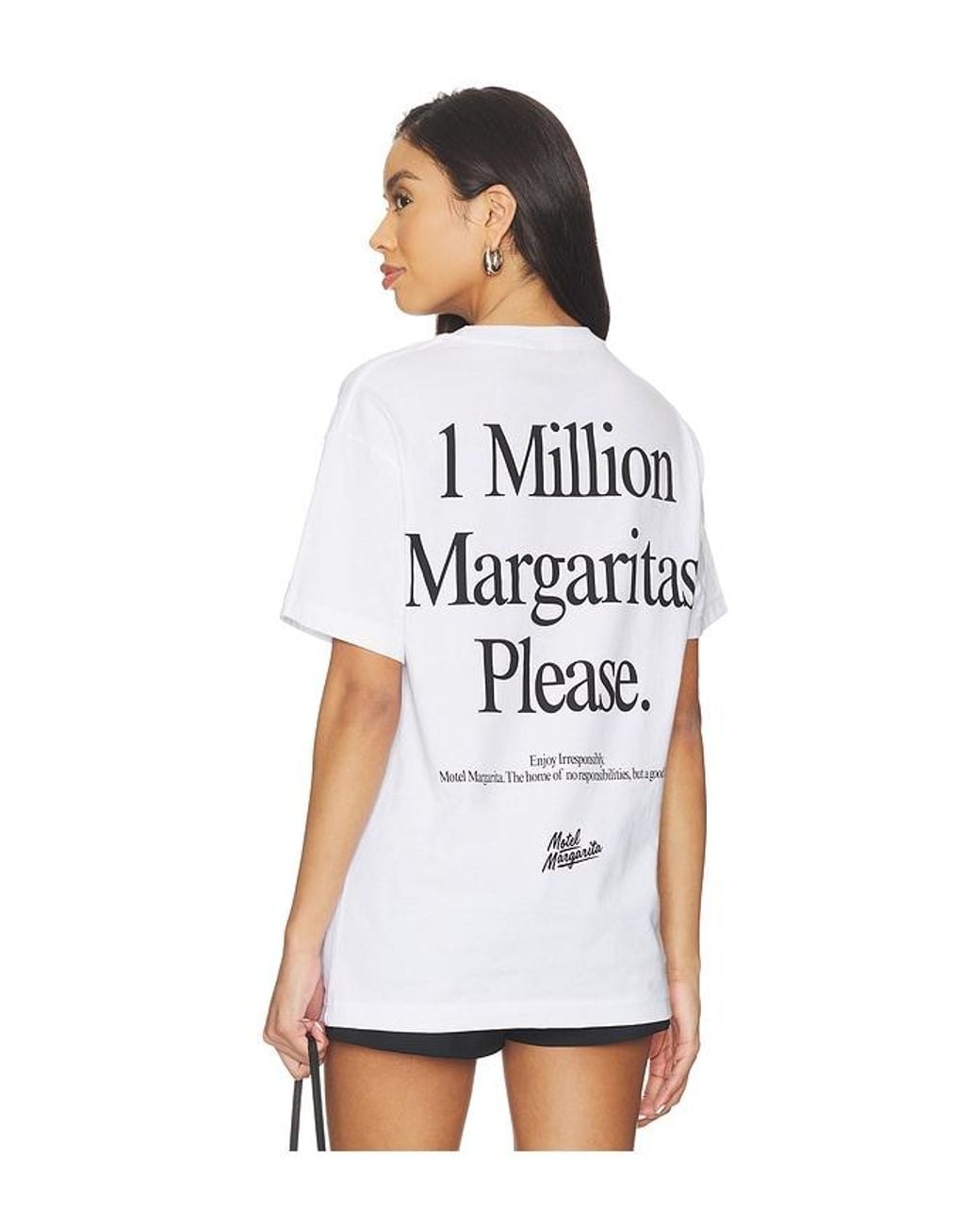 Motel Margarita White 1 Million Tee for men