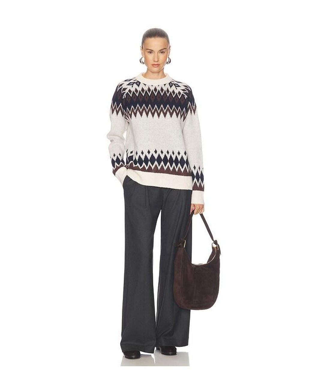 MORE TO COME Multicolor Calantha Fairisle Sweater