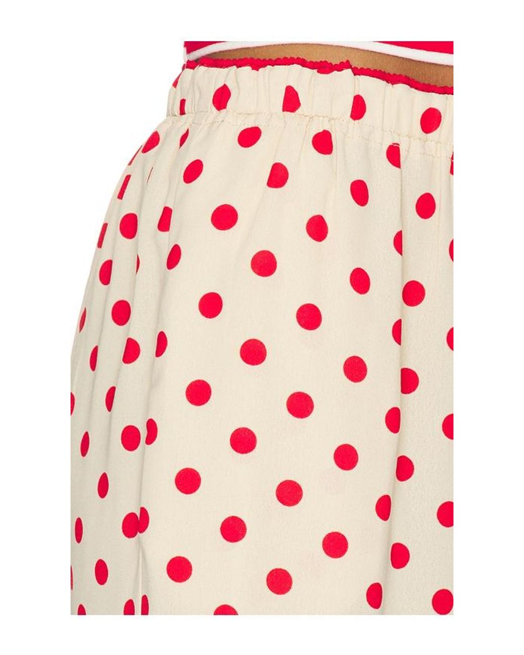 Lisa Says Gah White Liora Ruffle Pant