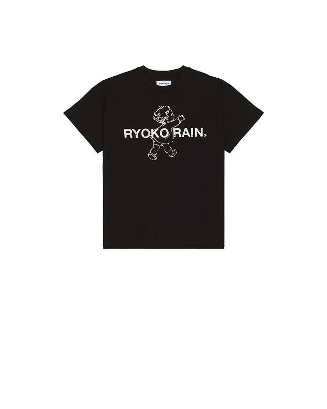 Ryoko Rain Black Butterfly Garden Tee for men