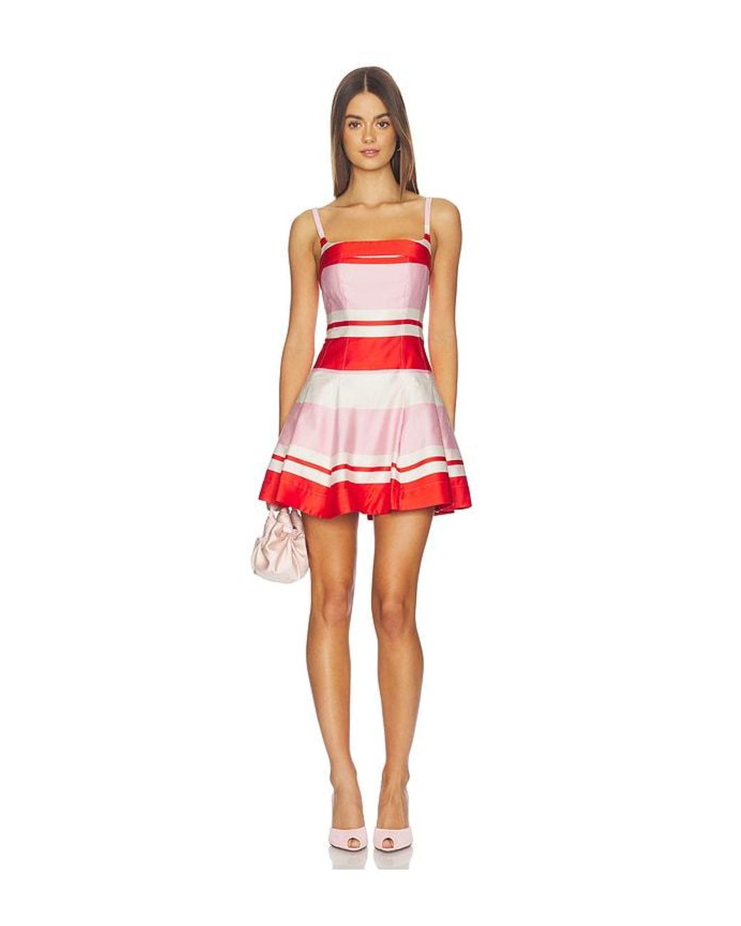 Jonathan Simkhai Red Nelly Bustier Mini Dress
