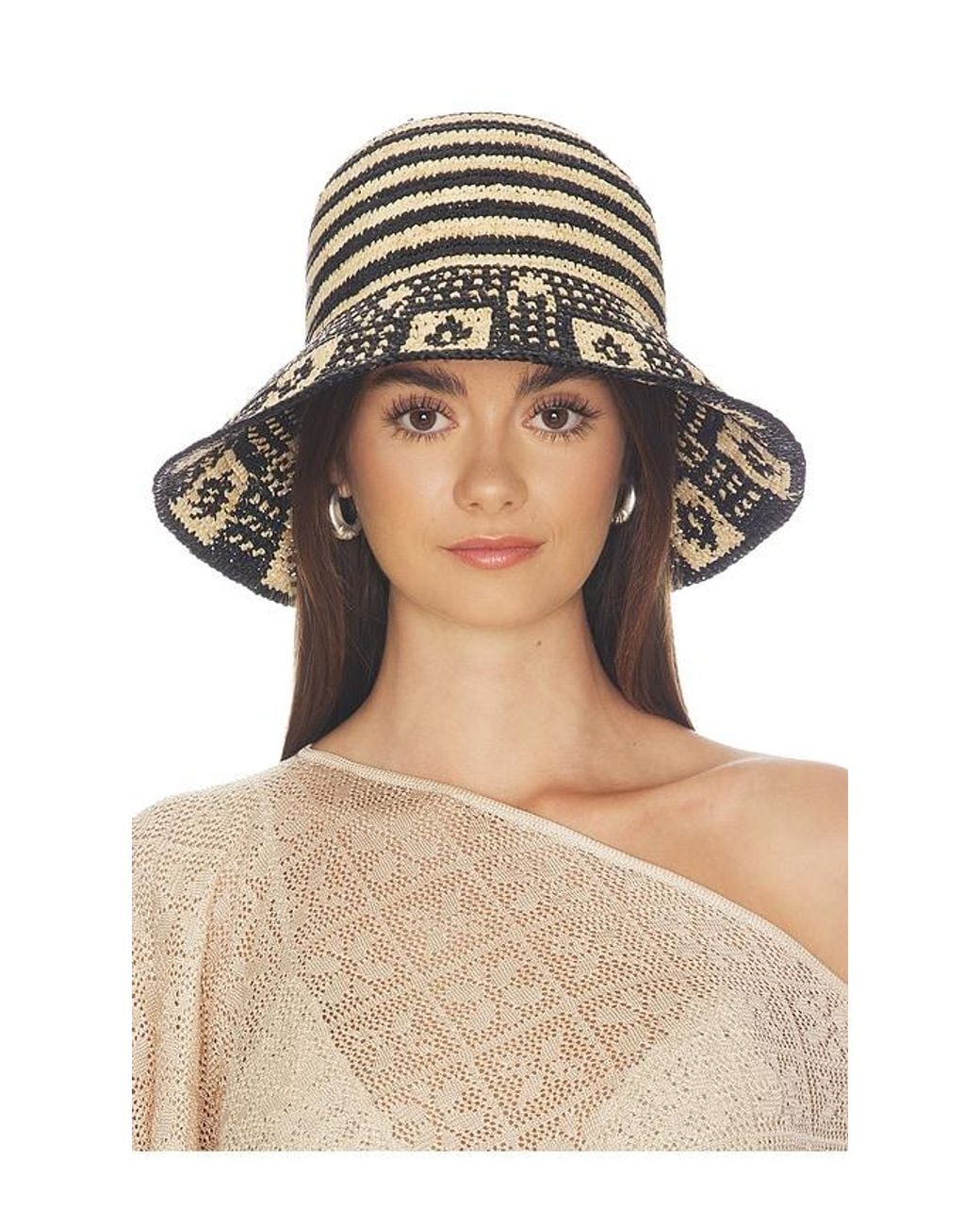 Brixton Multicolor Redding Packable Straw Hat