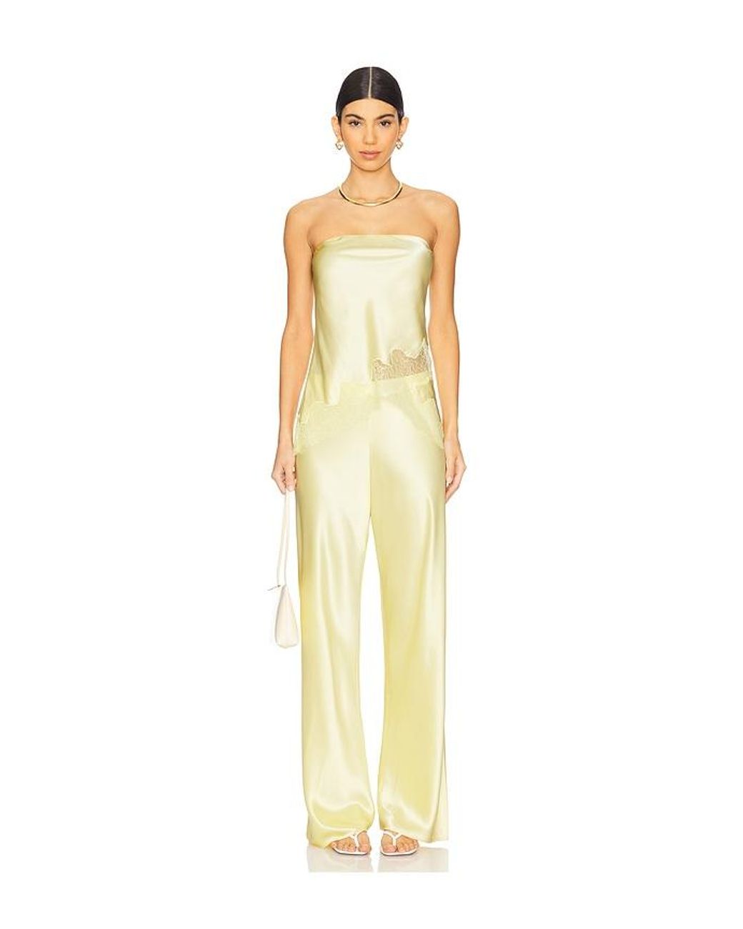 Cami NYC Yellow Bristol Mid Rise Pant