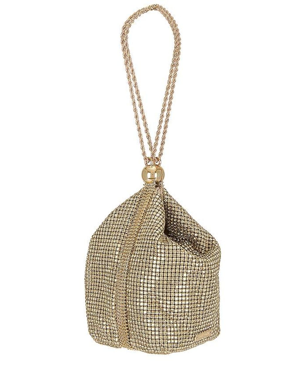 Cult Gaia Metallic Rue Wristlet