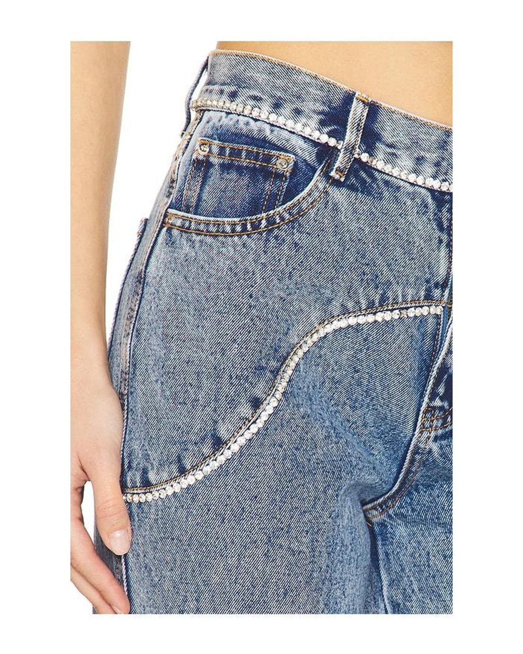 retroféte Blue Izzie Jeans