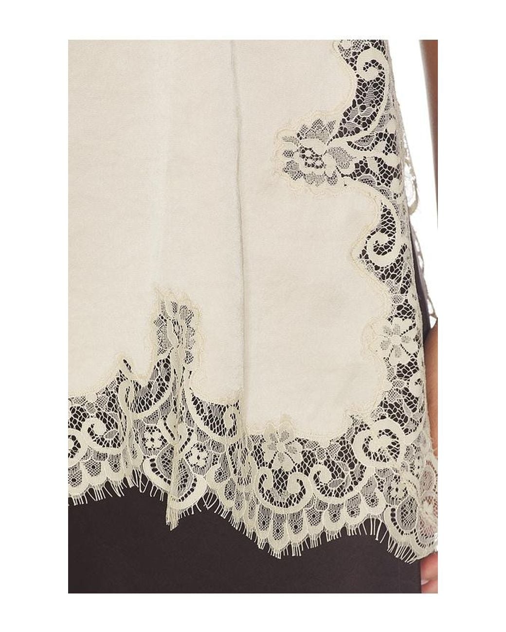Smythe White Side Button Cami