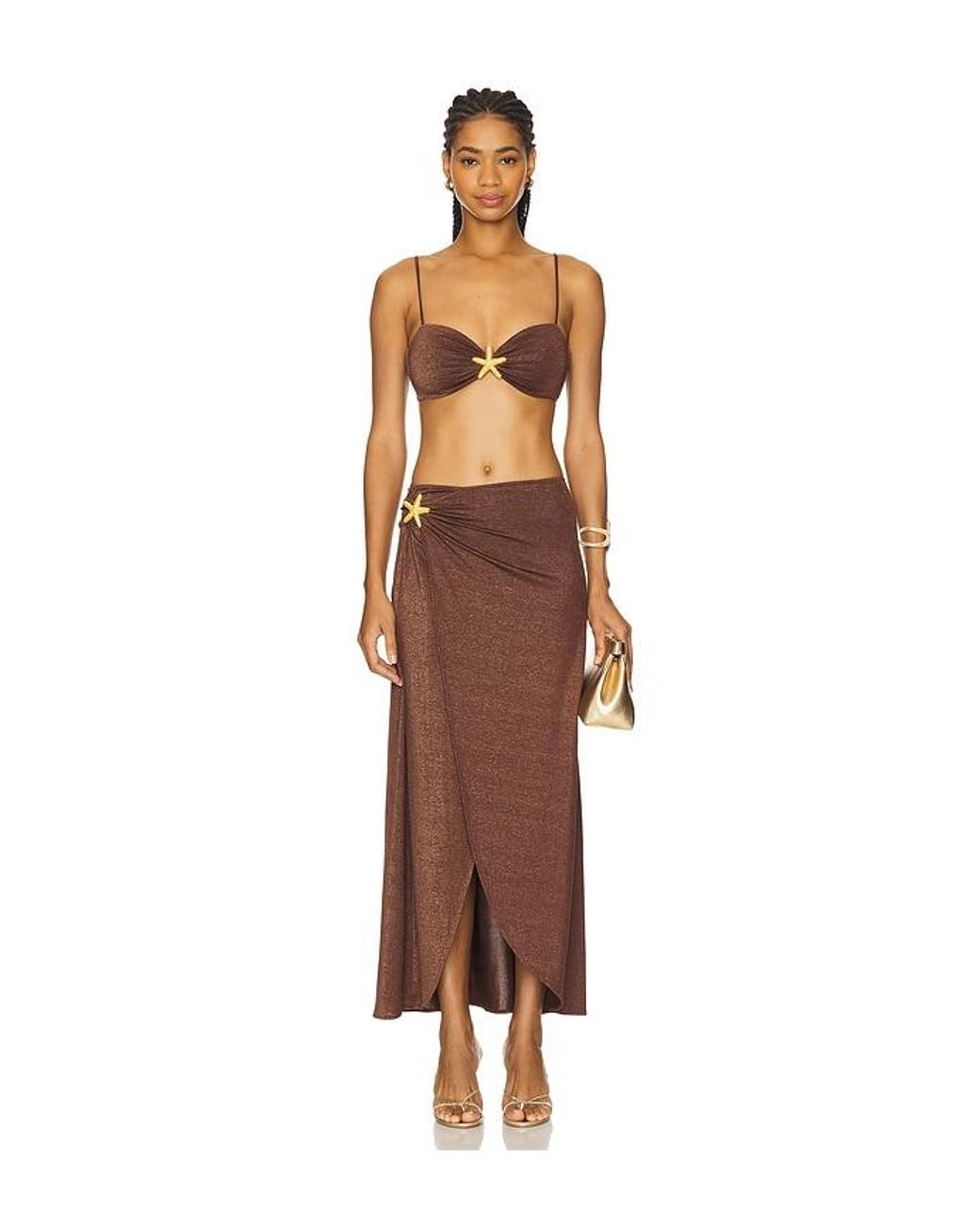 Pareo Cyprus En Color Marrón Talla (También En Xs/S, Xl/Xxl) Show Me Your Mumu de color Brown
