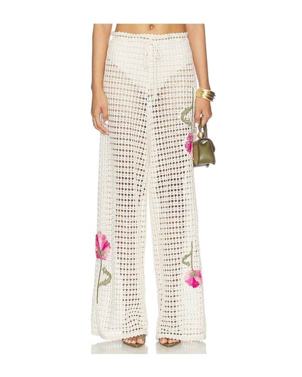 Agua Bendita White X Revolve Roots Pasha Pant
