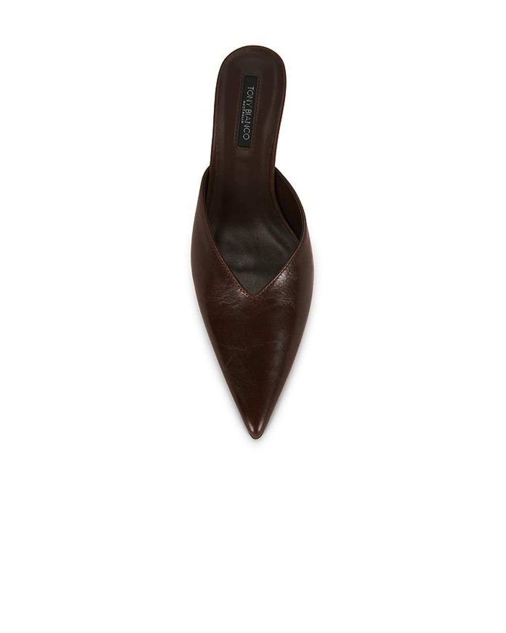 Tony Bianco White Connie Heeled Mule
