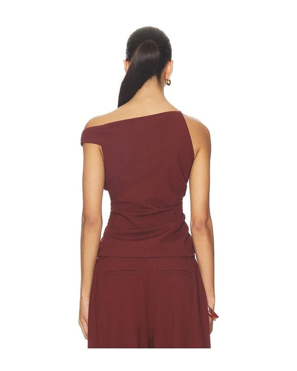 A.L.C. Red Leia Top
