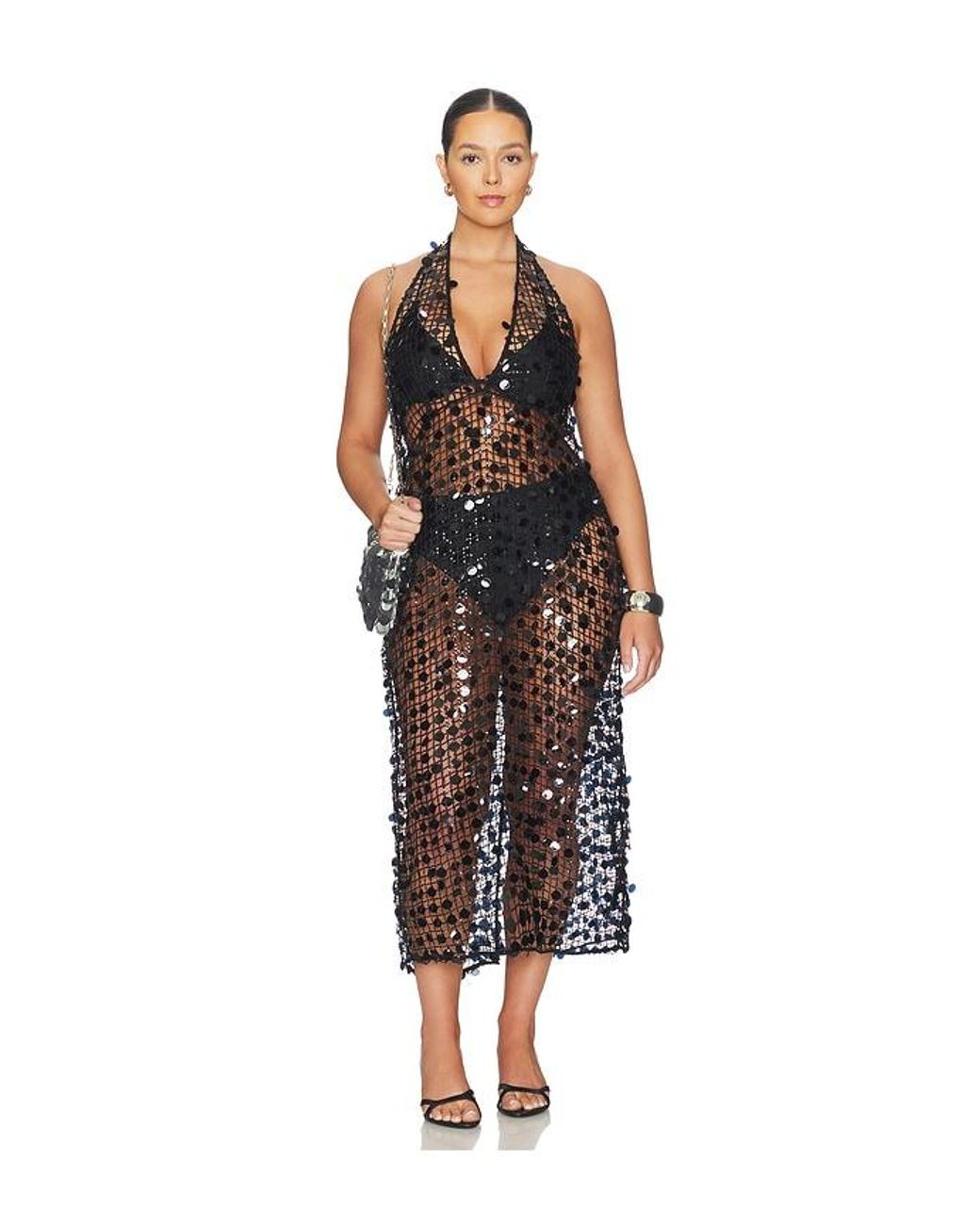 L'academie Black 'Academie Drew Maxi Dress