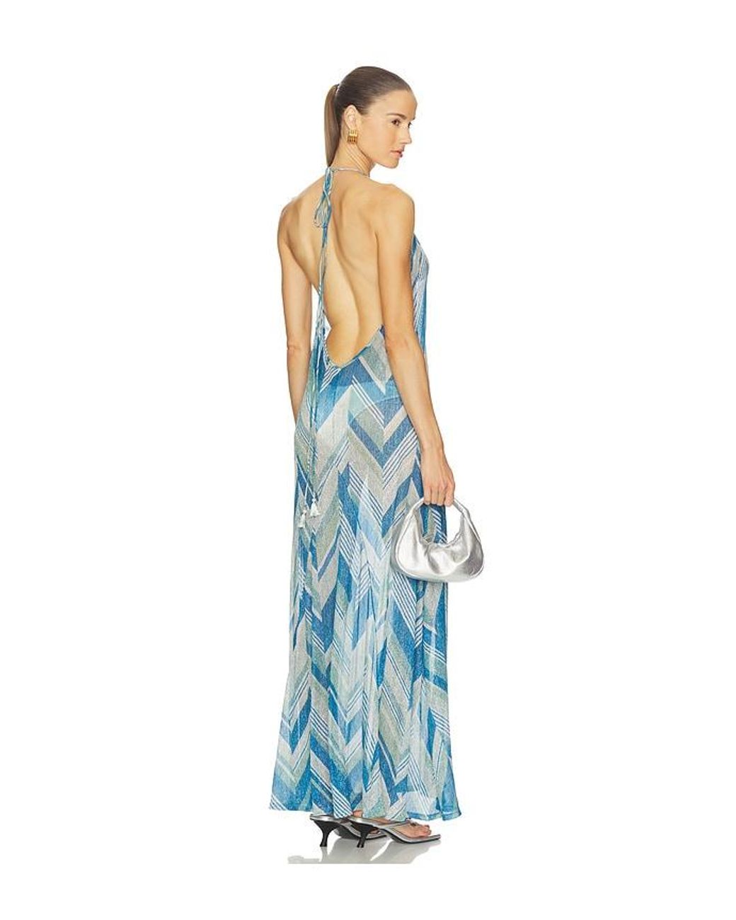 Devon Windsor Blue Isadora Maxi Dress