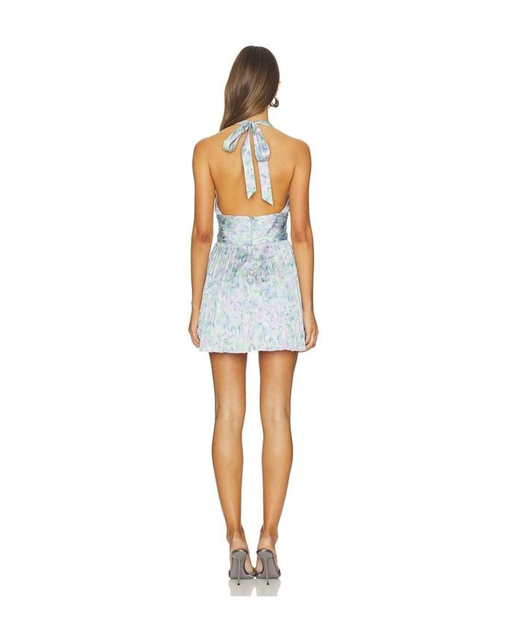 Lovers + Friends Blue Doris Mini Dress