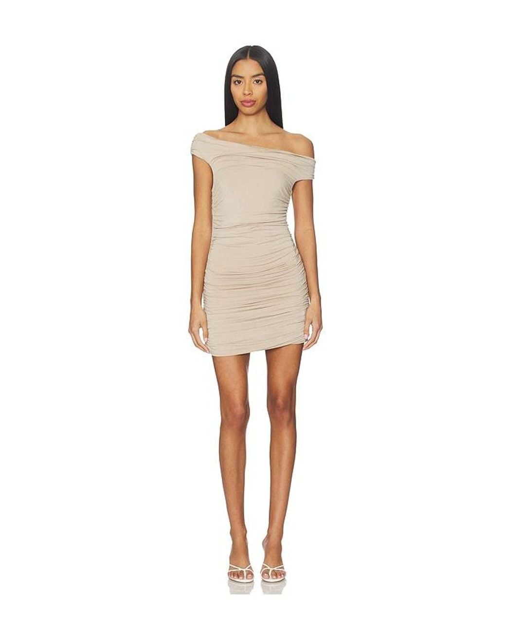 Lovers + Friends Natural Rhea Mini Dress