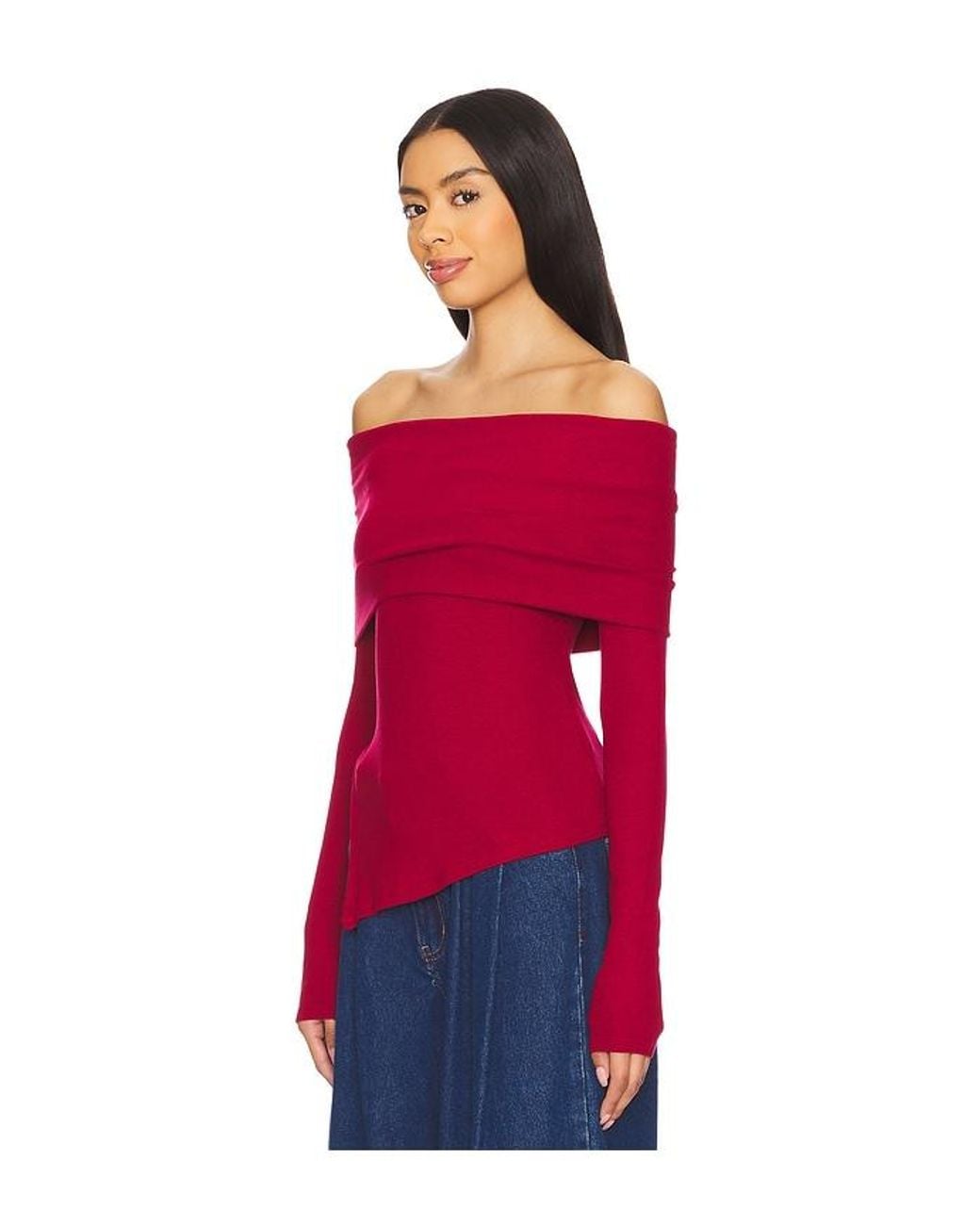 Dex Top En Color Burgundy Talla (También En Xs) Lovers + Friends de color Red