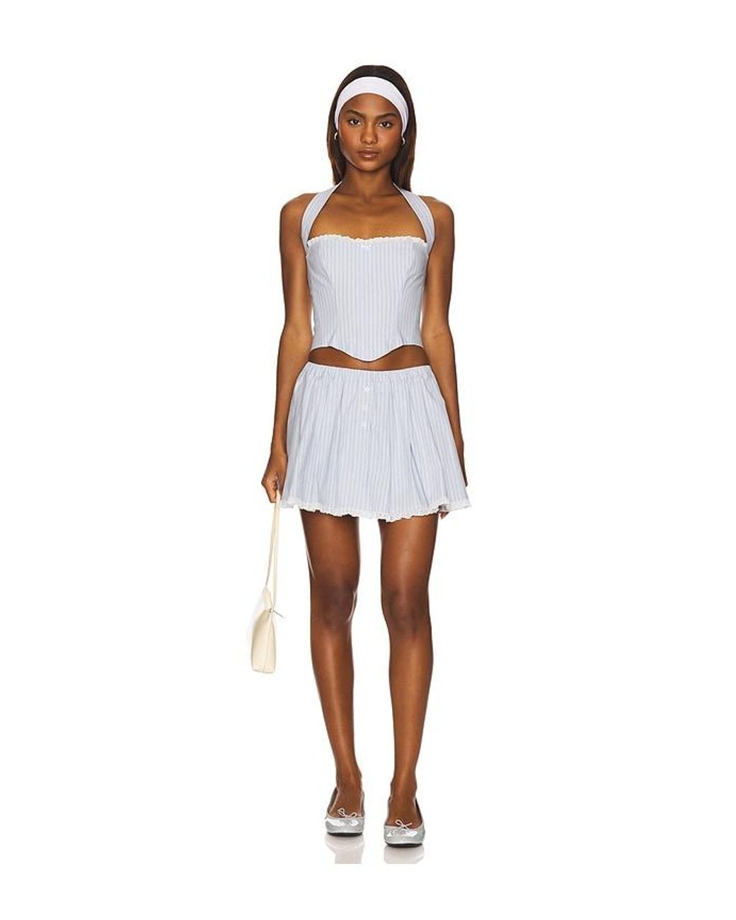 MAJORELLE White Danica Top