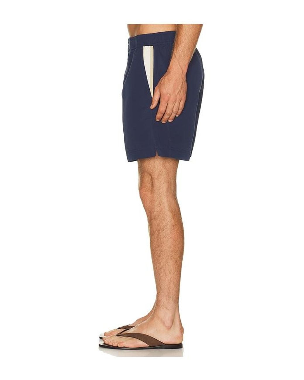 CHE Blue Plain Tailored Swim Short for men