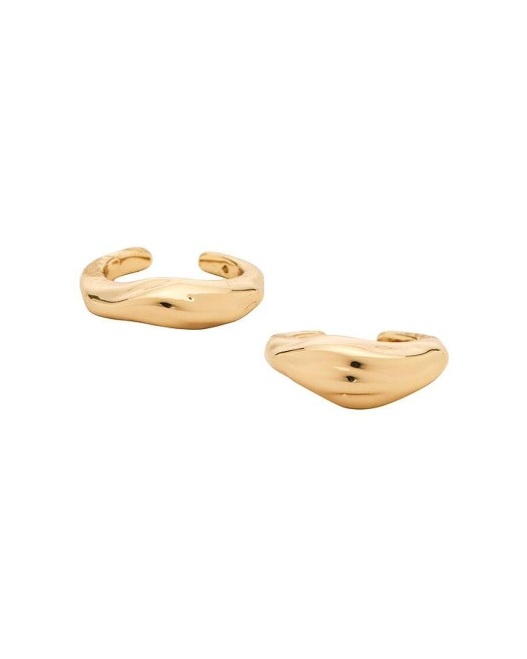 Ettika Metallic Liquid Lux Ear Cuff Set
