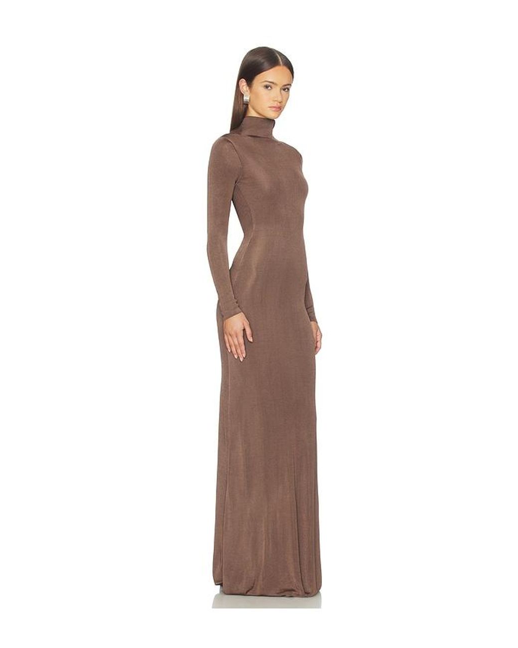 SRG Multicolor Sylveeah Draped Cowl Gown