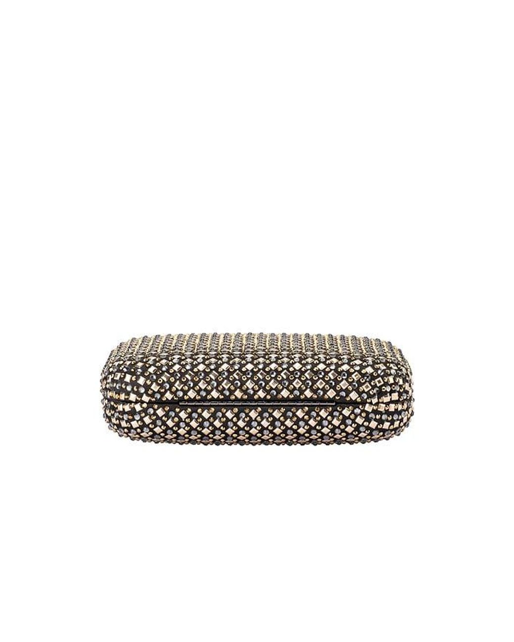 Olga Berg Black Ellen Hotfix Clutch