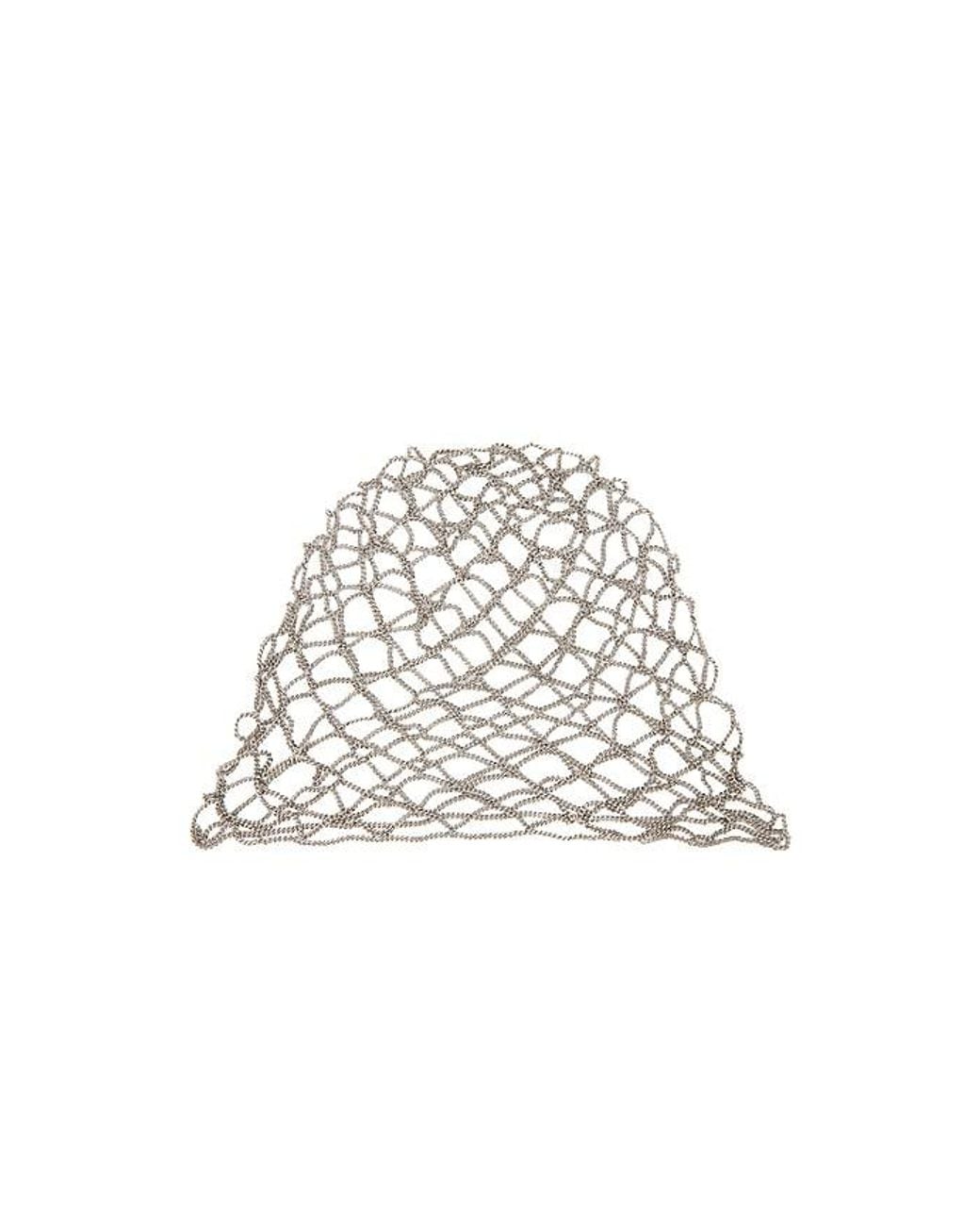 Lelet White Chain Cap
