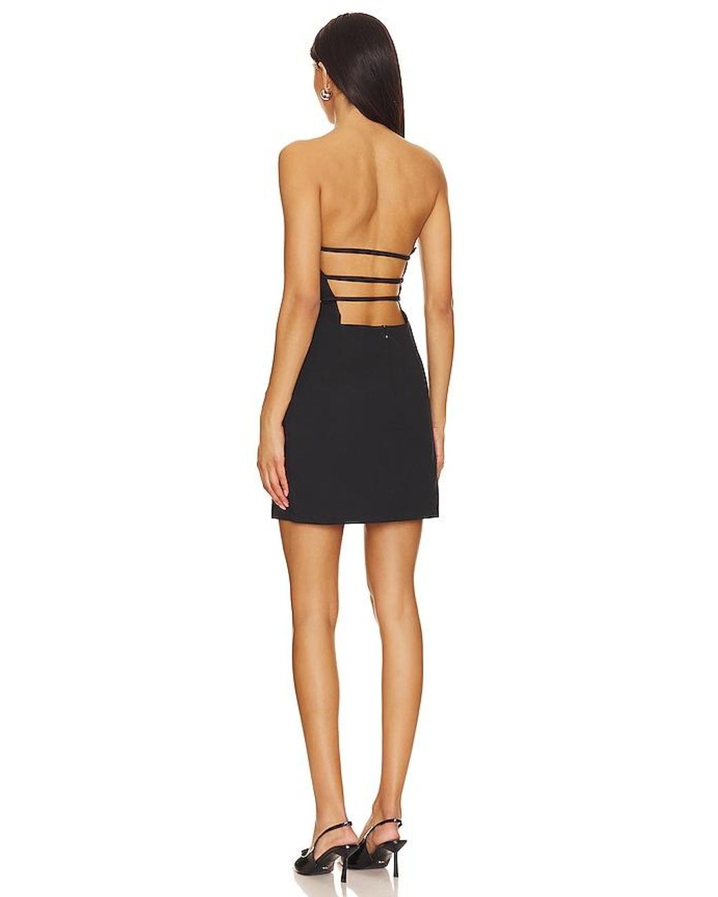Lioness Black Allure Strapless Mini