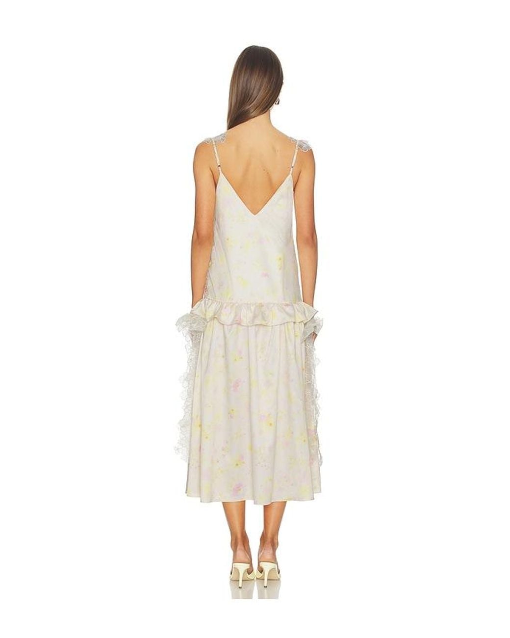 Kika Vargas White Rashida Dress