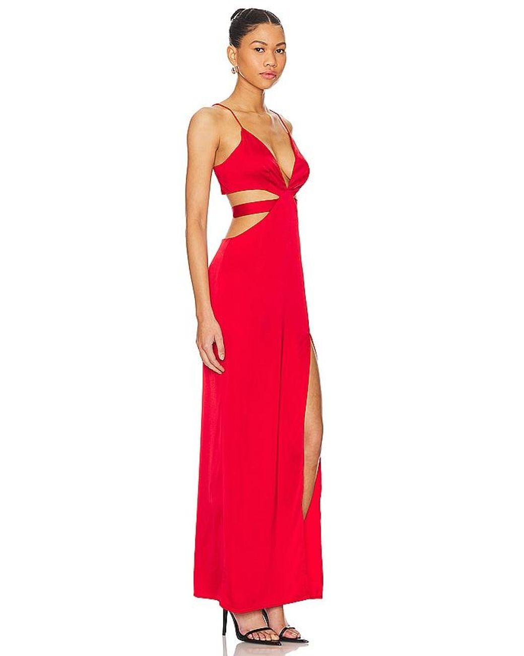 superdown Stacie Maxi Dress in Red | Lyst