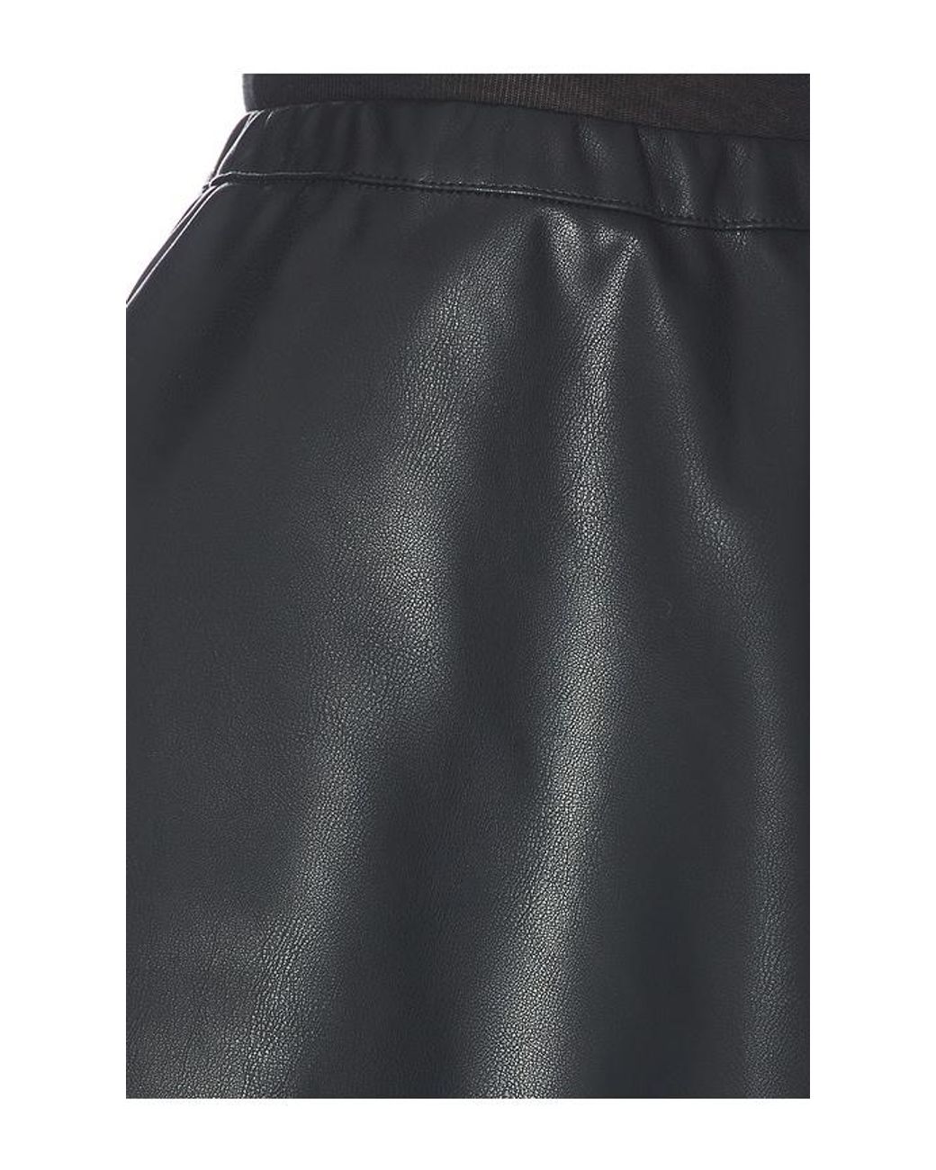 Lovers + Friends Black Jordan Faux Leather Mini Skirt